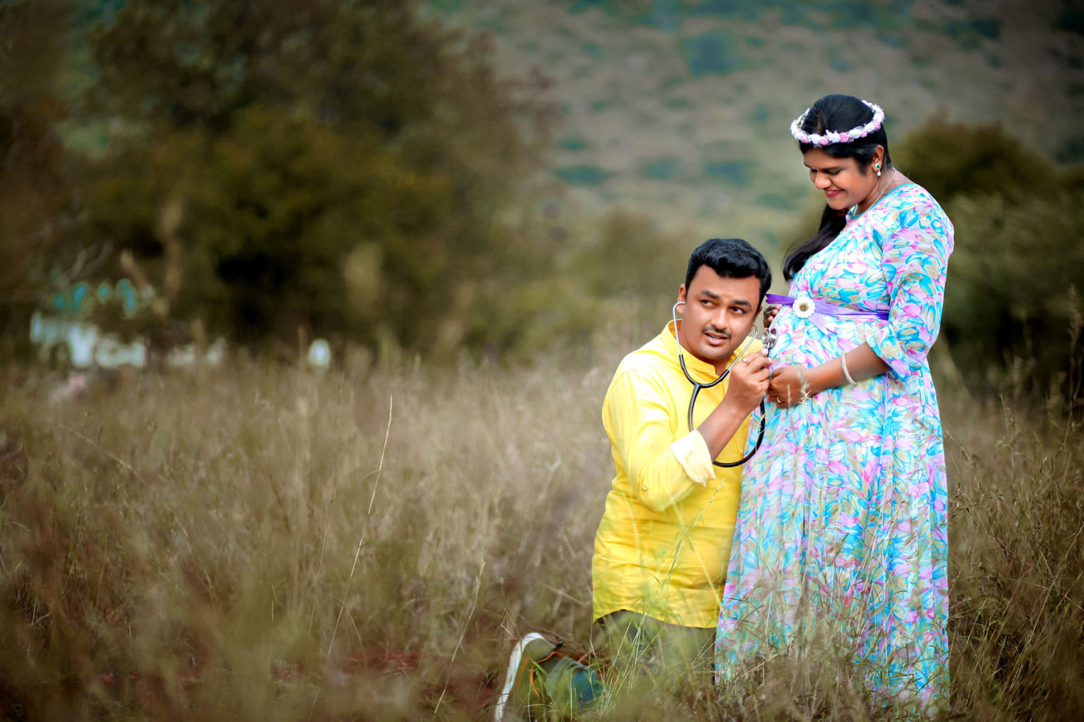 Capture Sweet Memories - Coimbatore Maternity Photography with Suganth & Dhivya